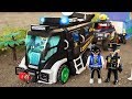 Police Cars Jeep Truck Toys with Jail Playhouse