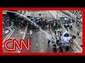 Police fire tear gas on crowds during Hong Kong protests