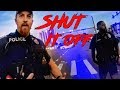 COOL OR ANGRY COP? BIKER GETS SHUT DOWN BY POLICE!
